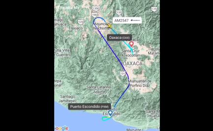 Avión aterriza de emergencia en el Aeropuerto Internacional de Oaxaca; no hay heridos