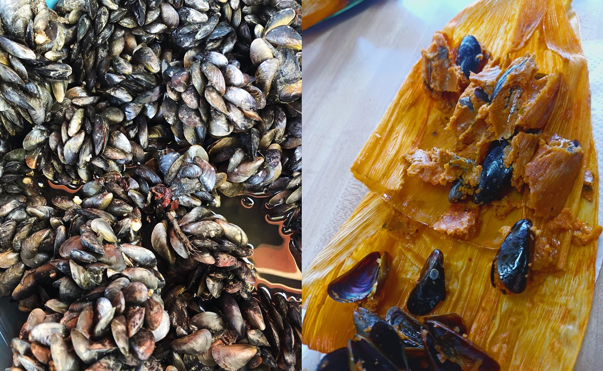 Los tamales de tichindas con comunes en la costa de Oaxaca. Fotos:  María Villa y Edgardo RV, FB