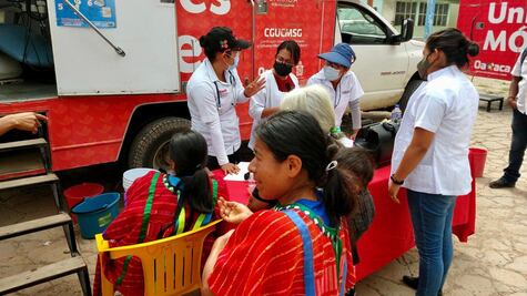 Llevan atención médica y social a comunidades triquis como parte del Plan Integral de Seguridad en la zona
