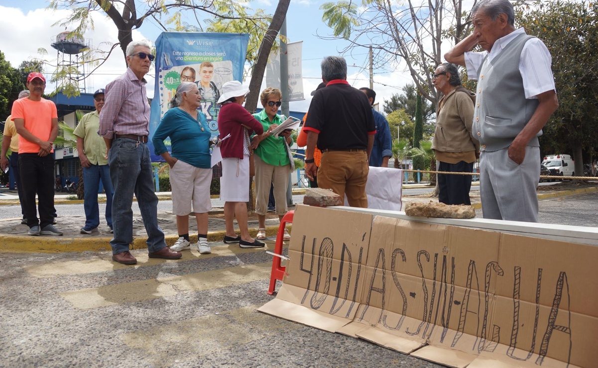 Unidad habitacional Fovissste de la ciudad de Oaxaca cumple más de 40 días sin agua. Foto: Edwin Hernández