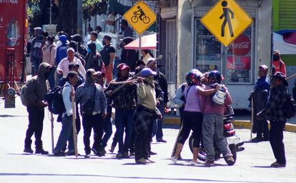 Sitian manifestantes de la Sierra Sur a la ciudad de Oaxaca; llama SSPO a evitar bloqueos para prevenir agresiones