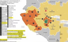 “El Mencho” contaba con un corredor de protección policial; este es el mapa