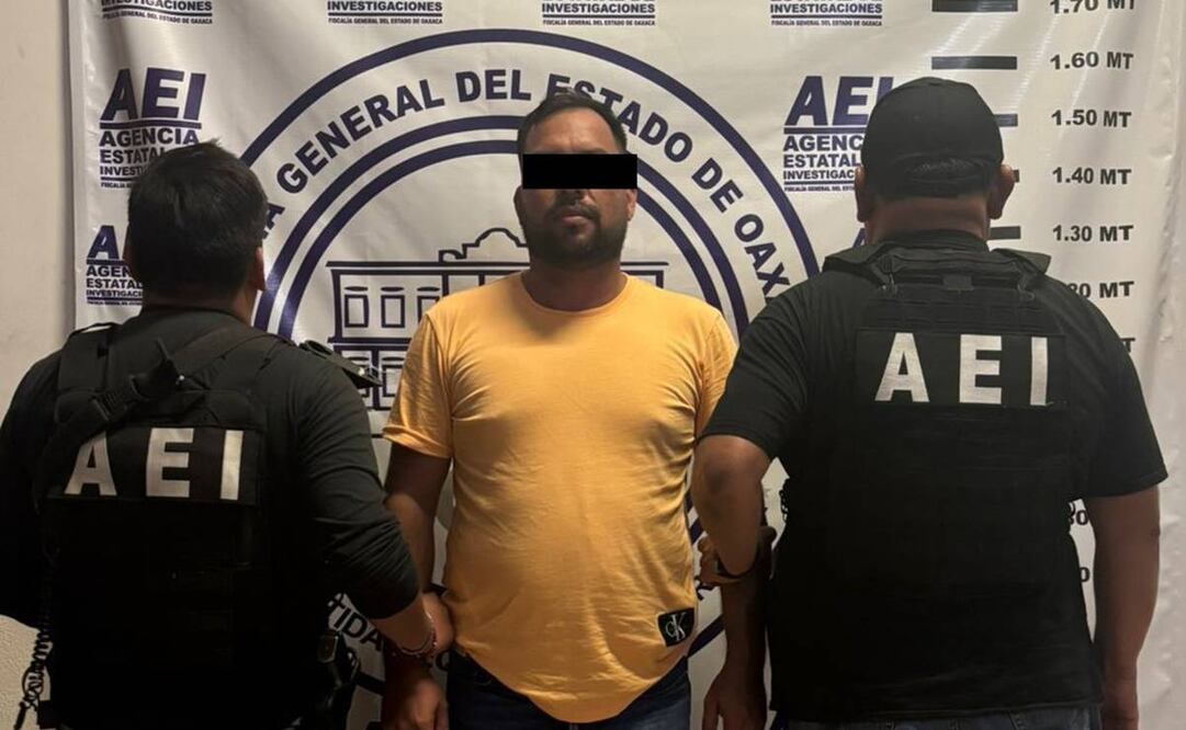 Detención del delegado de la Secretaría del Bienestar en Oaxaca por el delito de violación. Foto: Especial