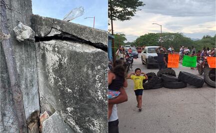 Constructora de la línea K del ferrocarril en Oaxaca colapsa puente en Tapanatepec; exigen rehabilitación
