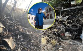 Tras incendio, artistas denuncian basurero clandestino en San Agustín y evocan a Toledo: "Tú habrías hecho algo"