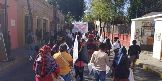 Con marcha y protesta, CIPO exige la destitución de funcionarios locales
