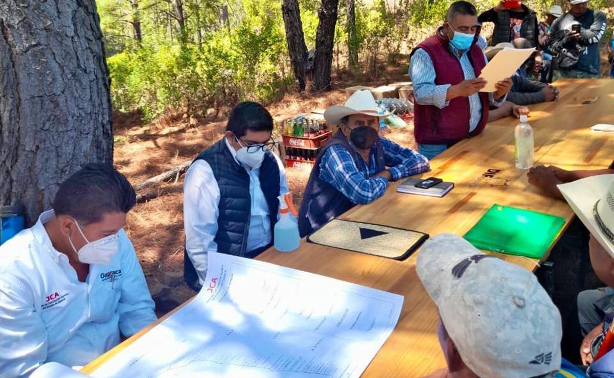 Mixtepec y Yucunicoco, comunidades de la Mixteca de Oaxaca, firman convenio de paz y dan fin a conflicto de 40 años