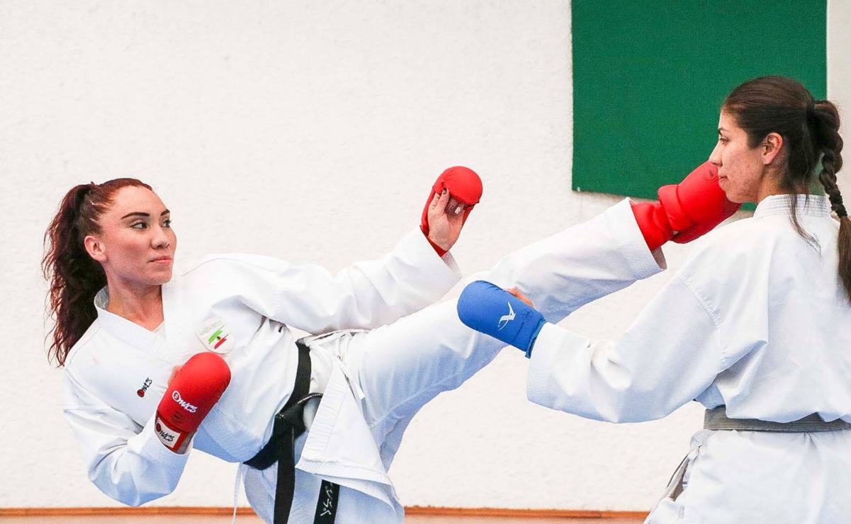 Campeona oaxaqueña de karate reinicia su preparación para los Juegos Olímpicos de Tokio 2021