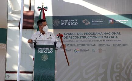 Programa de Reconstrucción registra avance del 62%, señalan en visita de AMLO al Istmo