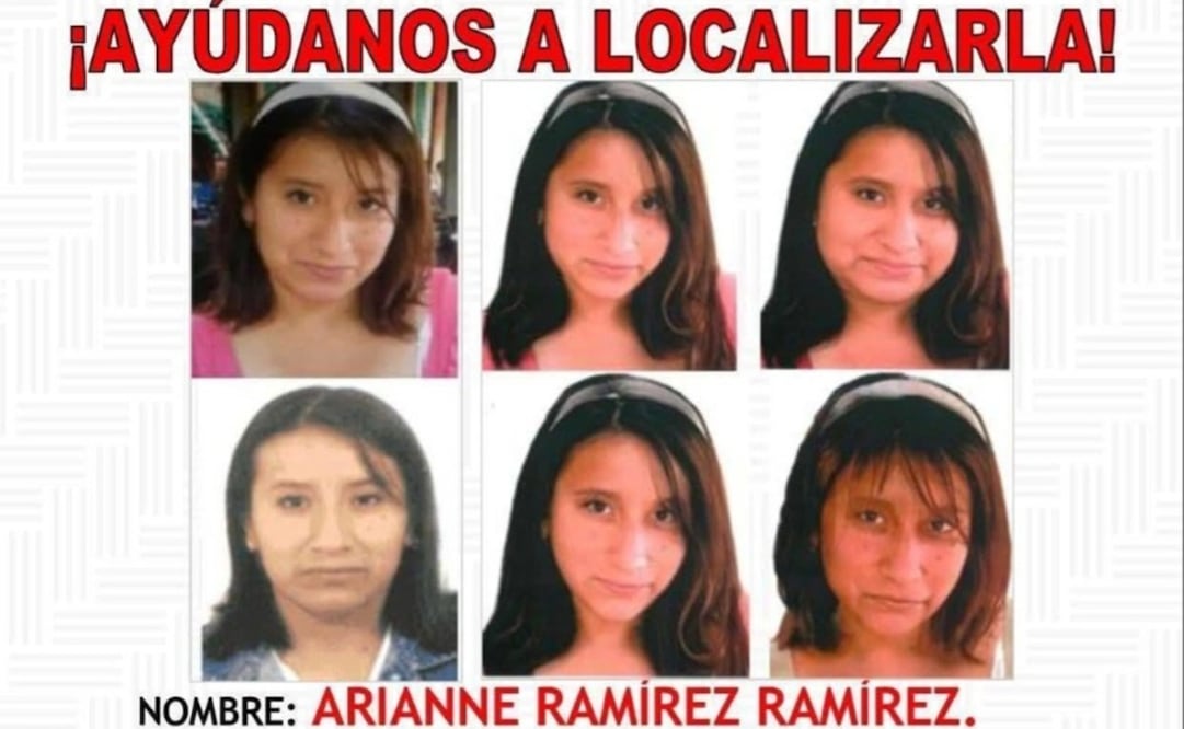 Ficha de búsqueda de Arianne Ramírez Ramírez. Foto: Fiscalía de Oaxaca