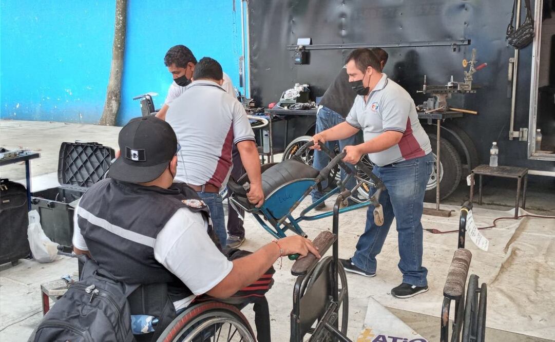 Club Rotario de Tuxtepec anuncia entrega de 150 sillas de ruedas a niños de 6 municipios de la Cuenca de Oaxaca. Foto: Antonio Mundaca
