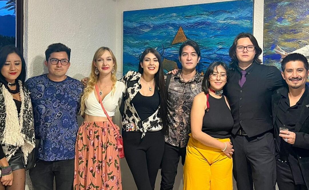 “Catrina”, obra del artista oaxaqueño Dan Santino que plasma su miedo a la muerte y la enfermedad. Fotos: Juan Carlos Zavala