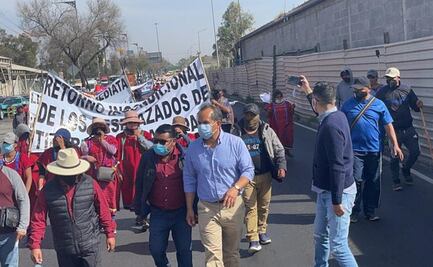 Llega caravana del pueblo Triqui de Oaxaca a la CDMX; se instalarán frente a Palacio Nacional