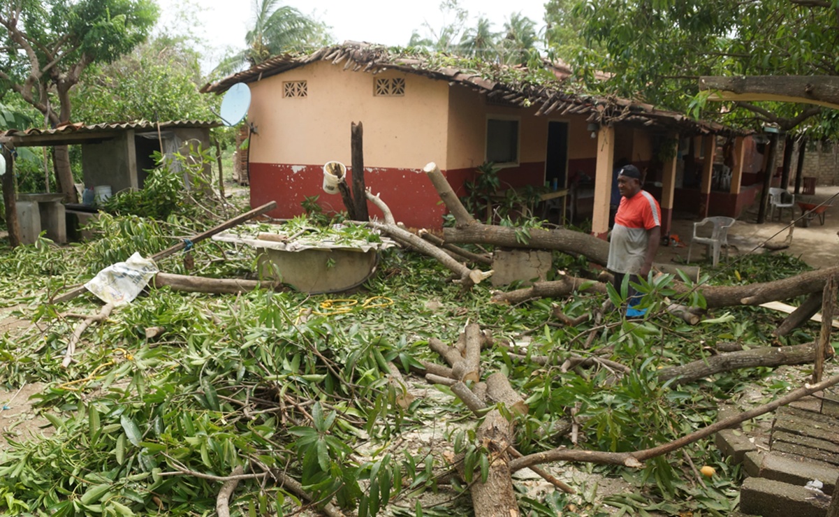 Exigen Declaratoria de Emergencia a comunidades afros afectados por el huracán Erick en Oaxaca y Guerrero