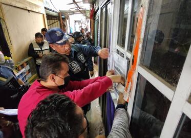 Clausuran empresa de seguridad privada usada de fachada para vender droga en la Central de Abasto de Oaxaca