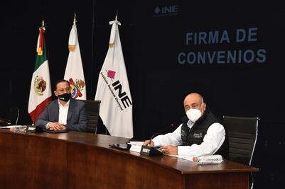 Con firma de convenio para usar escuelas, INE da banderazo a proceso electoral 2021 en Oaxaca