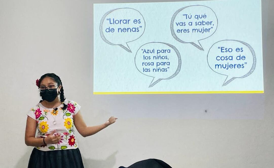 Sensibilizan sobre micromachismos a personas migrantes en albergue de Ixtepec, Oaxaca. Foto: Roselia Chaca