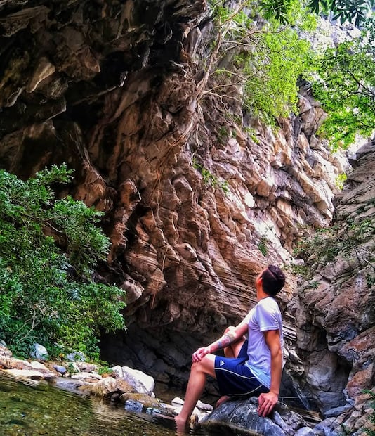 Nizanda, las aguas termales rodeadas por un cañón en el Istmo de Oaxaca. Foto: FB@Curioso Oaxaca