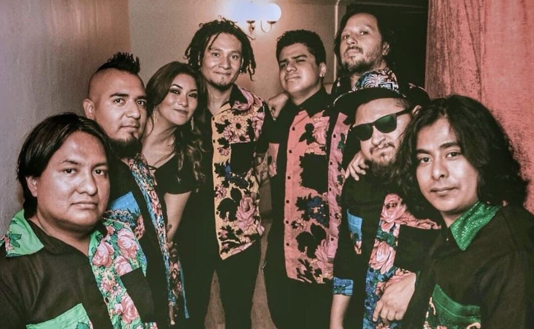 Con La China Sonidera, llevan probadita de la cumbia y otros ritmos de Oaxaca a la Expo Dubái, en Emiratos Árabes. Fotos: La China Sonidera