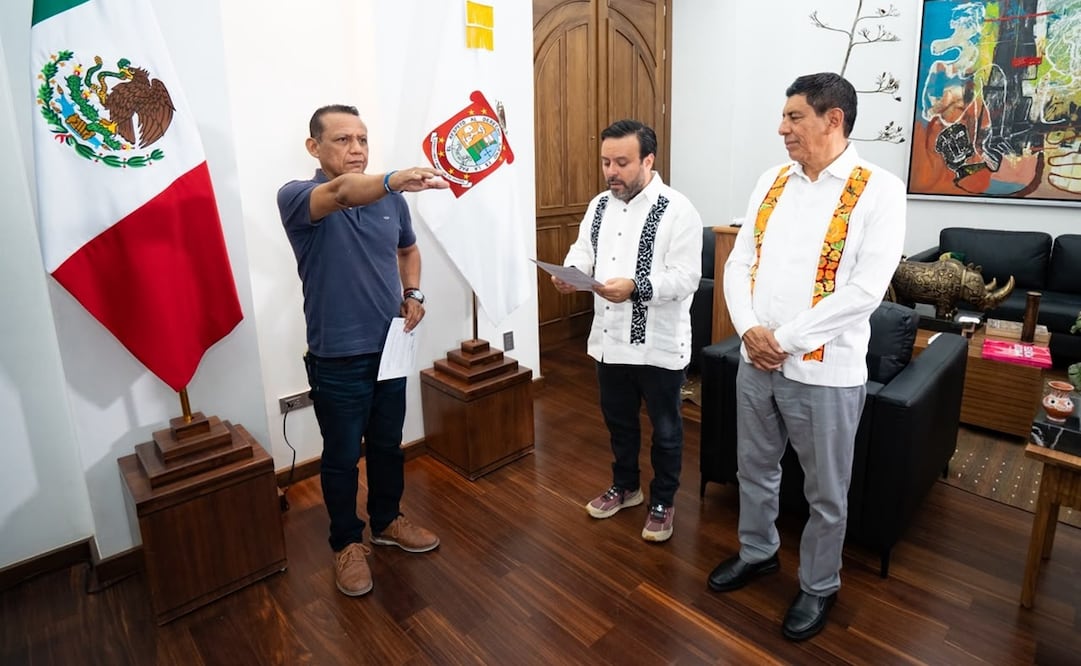 Francisco Vásquez fue designado como nuevo comisionado municipal de Juchitán. Foto: Especial