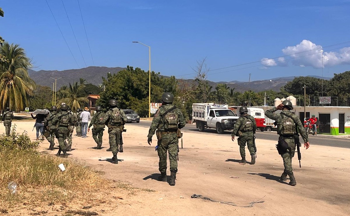Más de 100 elementos de la GN, Defensa y Policía Estatal buscan a 7 jóvenes desaparecidos en Oaxaca. Fotos: Especiales