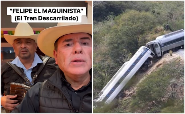 VIDEO: Lanzan corrido "Felipe el maquinista" por caso del descarrilamiento del Tren Interoceánico en Oaxaca