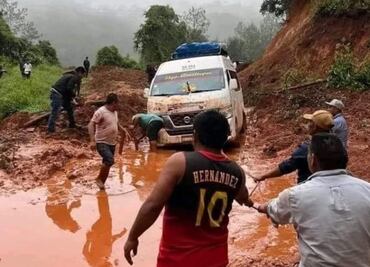Deslaves dejan incomunicadas a decenas de comunidades de la Mixteca y Sierra Sur de Oaxaca