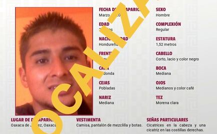 Localizan en Oaxaca a persona hondureña reportada como desaparecida en 2018