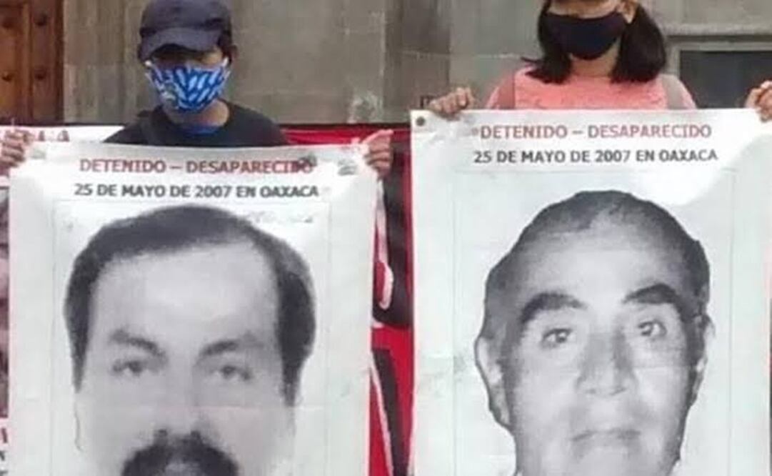 Edmundo Reyes y Gabriel Cruz llevan 18 años desaparecidos, tras ser detenidos en Oaxaca. Foto: Captura de video
