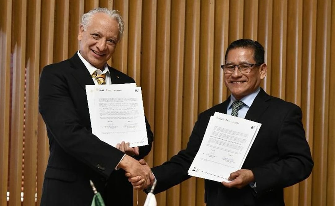 Pemex y Corredor Interoceánico firman convenio. Foto: Especial