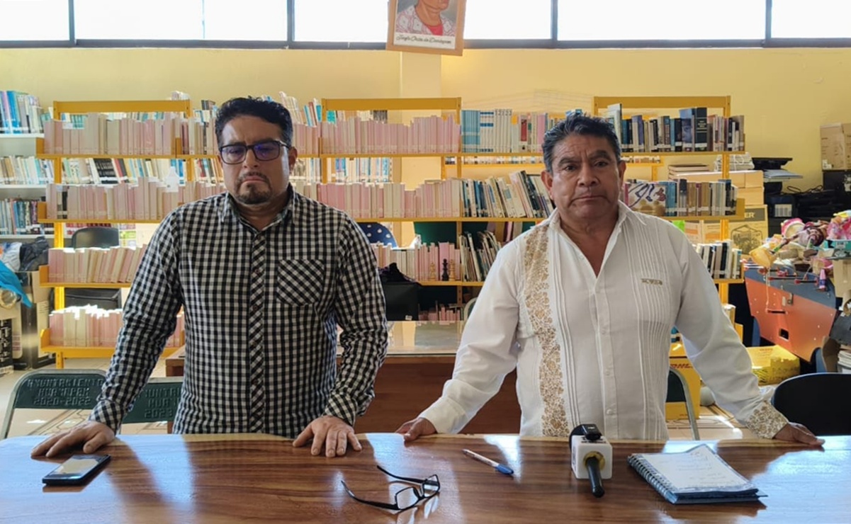 Autoridades locales exigen al gobierno de Oaxaca que cumpla su compromiso del relleno sanitario. Foto: Juan Carlos Zavala