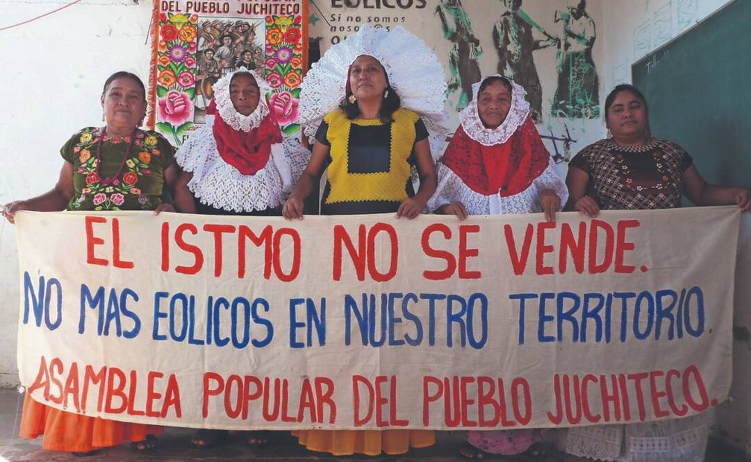 Por incumplimiento de contrato, "CFE tiene posibilidad de cancelar central eólica en Oaxaca", piden comuneros. Foto: Roselia Chaca