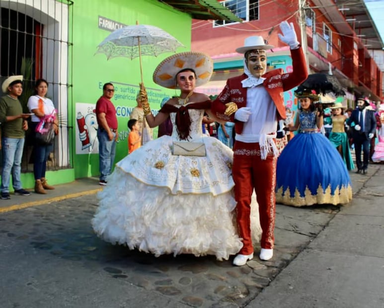 Las Mascaritas. Foto: www.putla.mx/carnaval-putleco