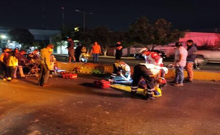 Policías viales de Oaxaca, en estado de ebriedad, atropellan a dos repartidores de Didi