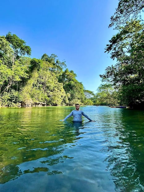 El río Modelo es una corriente de agua cristalina que cautiva a quienes lo visitan. Está ubicado en Matías Romero en la región del Istmo de Tehuantepec. Foto: FB@Lenin Pineda