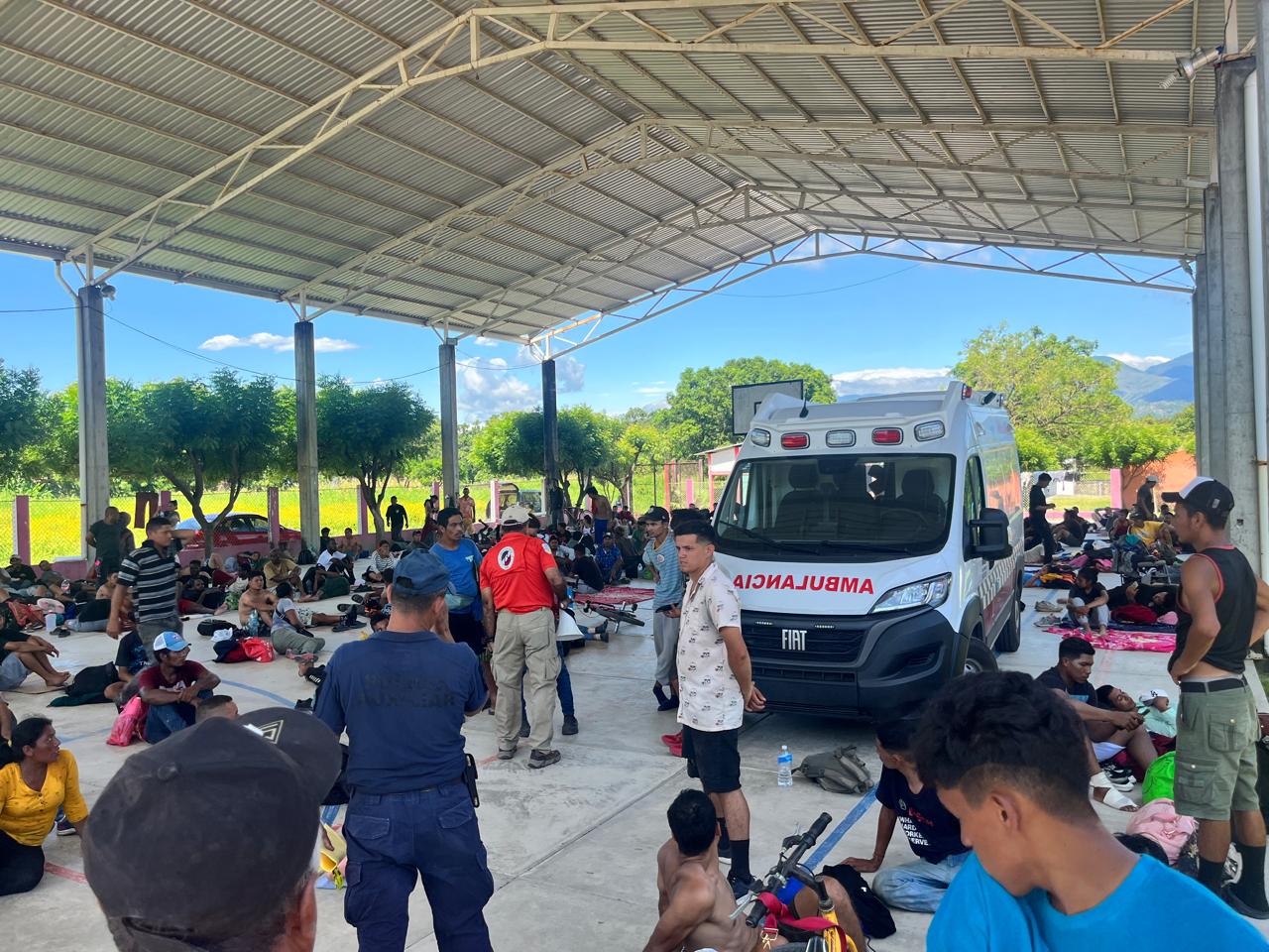 Llegan dos caravanas de migrantes a Oaxaca; suman 10 en lo que va de 2024. Foto: Especial