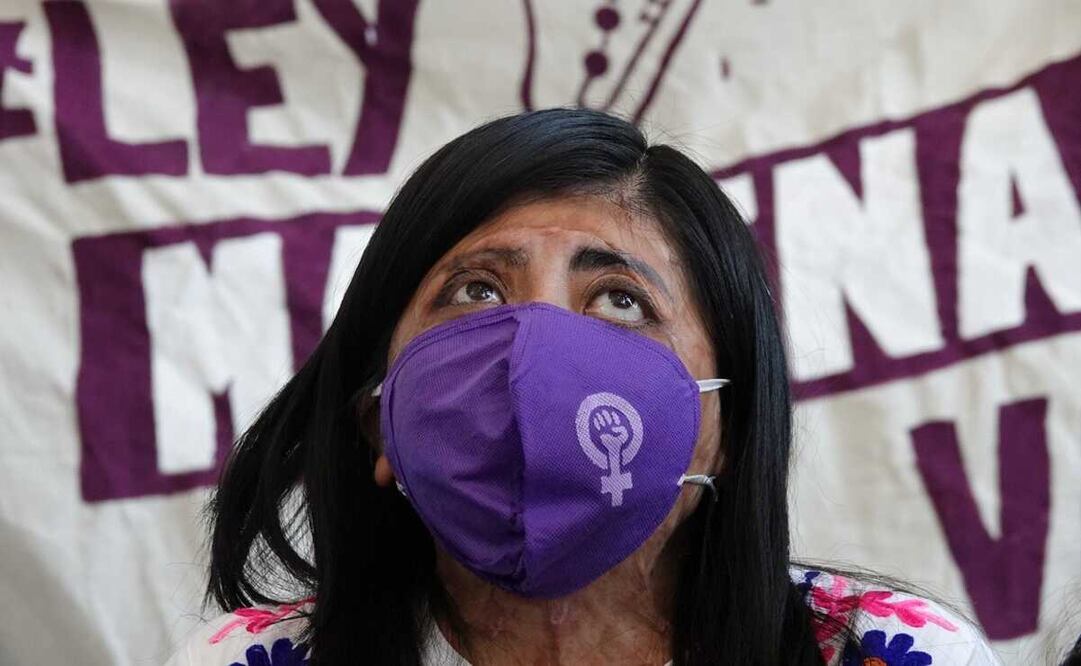 “Un ataque con ácido es matarte en vida”. Mujeres sobrevivientes exigen aprobar Ley Malena en CDMX. Foto: Graciela López CUARTOSCURO