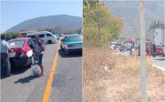 Egresados de la Universidad del Bienestar en Jalapa del Marqués bloquean la carretera 190; exigen documentos que validen sus estudios