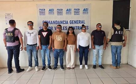 Detienen a funcionaria del ayuntamiento de Oaxaca de Juárez por extorsión y cobro de piso; hay otros 5 detenidos