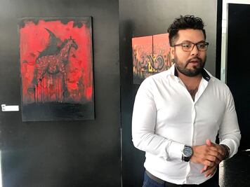 La obra del oaxaqueño Max Sanz llega al Senado de la República