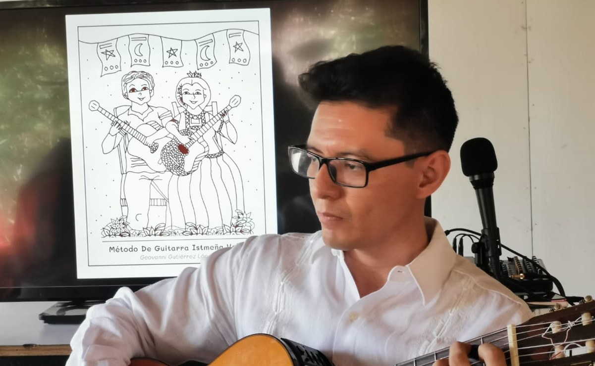 En Oaxaca, crean método de guitarra para que niños aprendan música tradicional del Istmo