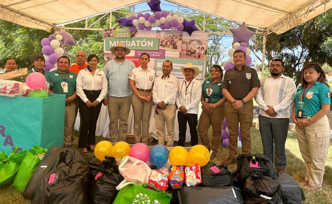 Arranca en Oaxaca Migratón 2023; piden donaciones de ropa, medicinas y juguetes. Foto: Especial