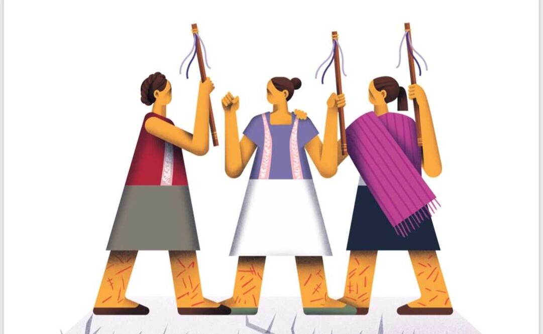 IEEPCO y TEEO, obligados a vigilar que se logre paridad en 60 municipios indígenas de Oaxaca en 2023. Ilustración: Ani Cortés