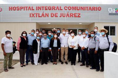 Supervisa Murat Hospital Comunitario de Ixtlán, en la Sierra Norte de Oaxaca; se invierten 139.6 mdp en la obra