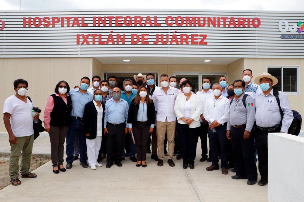 Supervisa Murat Hospital Comunitario de Ixtlán, en la Sierra Norte de Oaxaca; se invierten 139.6 mdp en la obra. Foto: Gobierno de Oaxaca