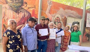 Entregan acreditaciones a autoridades agrarias de Paso de la Reyna; “es clave”, para la defensa del Río Verde: Educa 