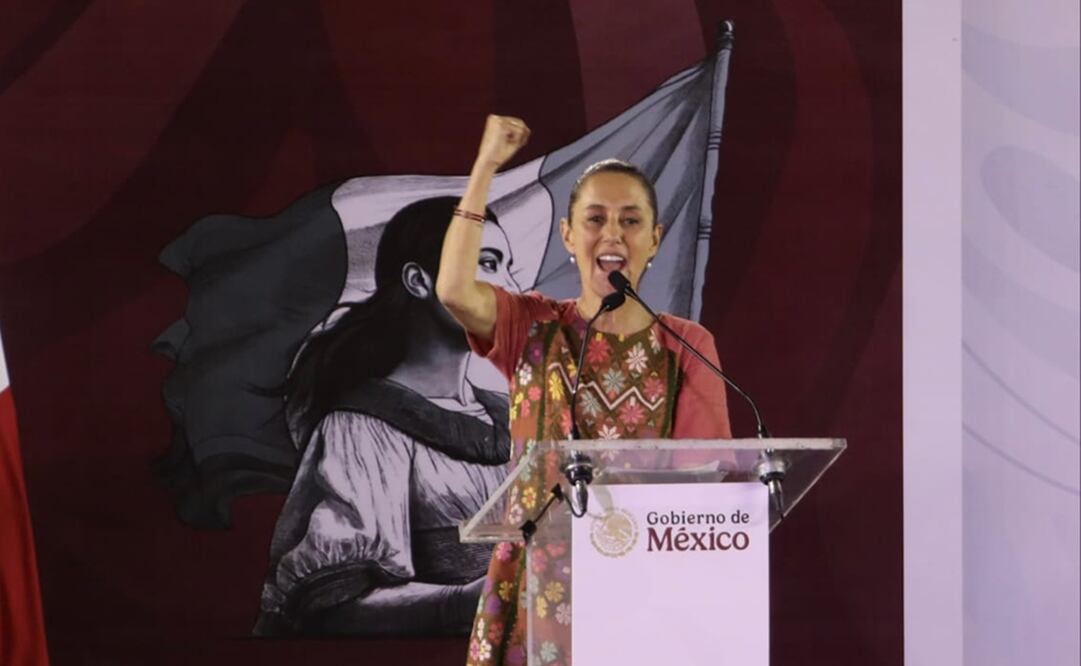 Claudia Sheinbaum presenta su Primer Informe de Gobierno en Oaxaca. Foto: Edwin Hernández