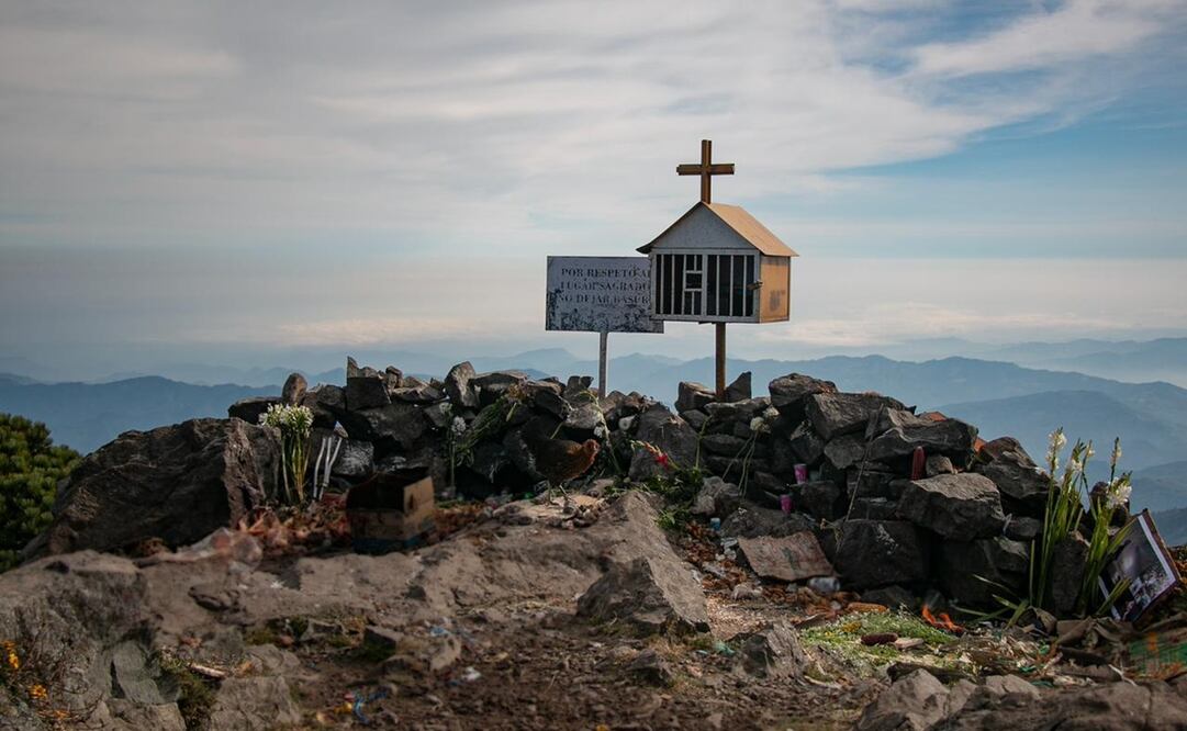 Centro ceremonial Cempoaltépetl. Foto: Juana García