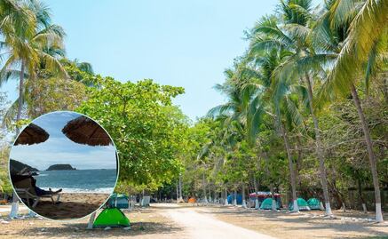 ¡Duerme frente al mar! La playa en Huatulco en la que puedes acampar