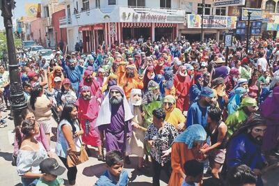 La Judea, el poblado que se vuelve un escenario en Semana Santa